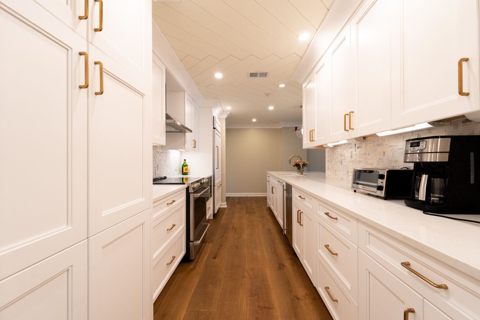 Modern kitchen and living room renovation