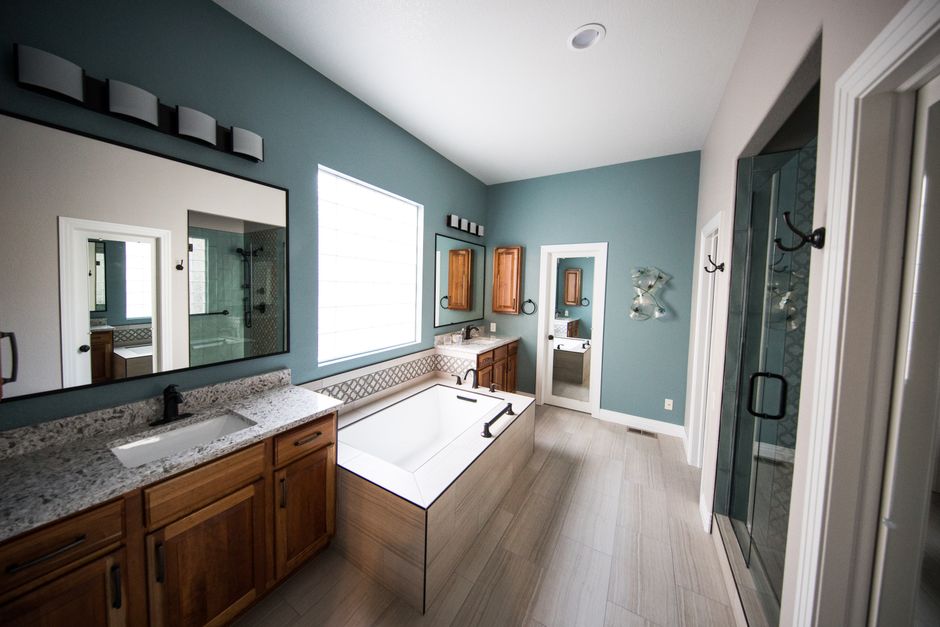 Luxury bathroom remodel and home expansion